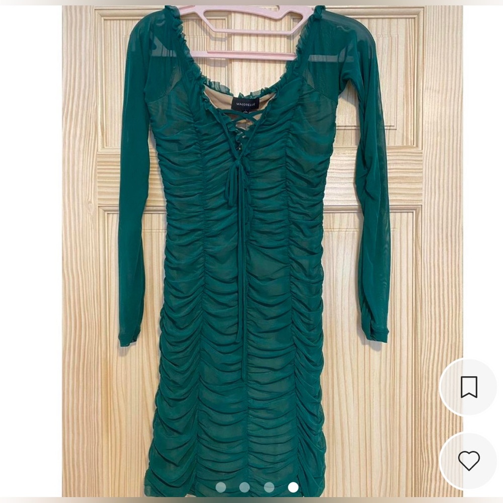 Majorelle green dress